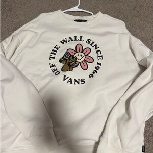 Vans Cream Crewneck Sweatshirt
